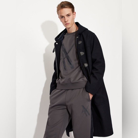 Armani Exchange OVERSIZED LOGO CREW NECK SWEATSHIRT style tags - Picture 7 of 11